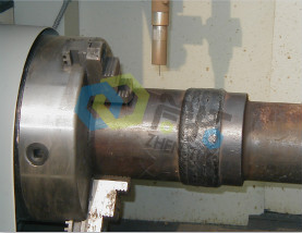 鉆桿耐磨帶堆噴焊（房車式）